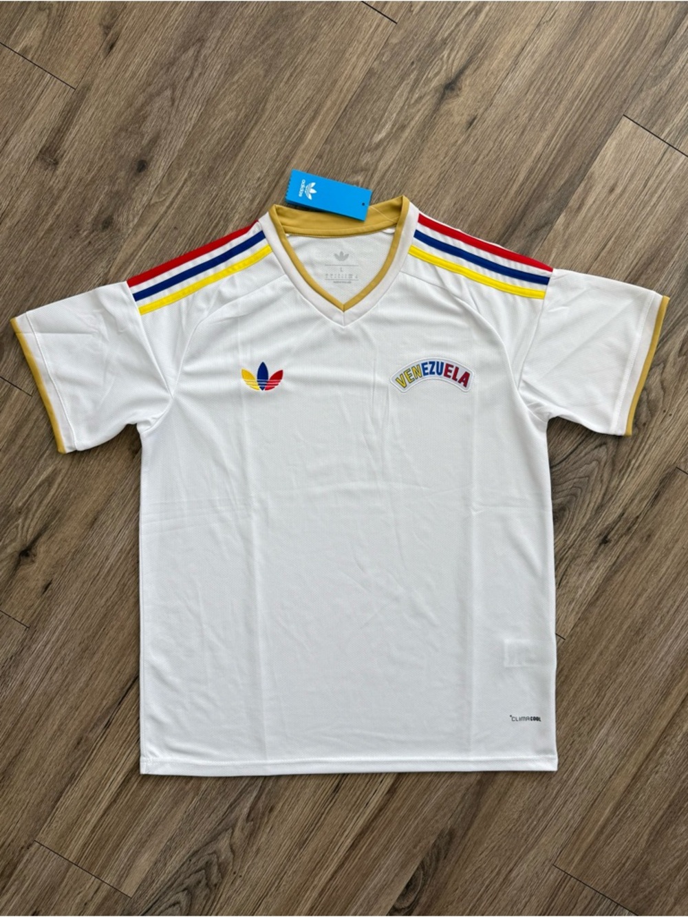 Venezuela Away  Soccer Jersey with Tricolor Stripes 2026